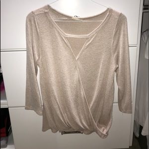 three quarter length sleeve jella c. shirt